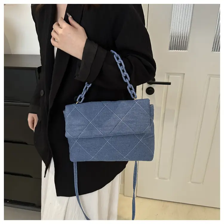 Black Quilted Chain Shoulder Bag for Women 2024 — feature 18