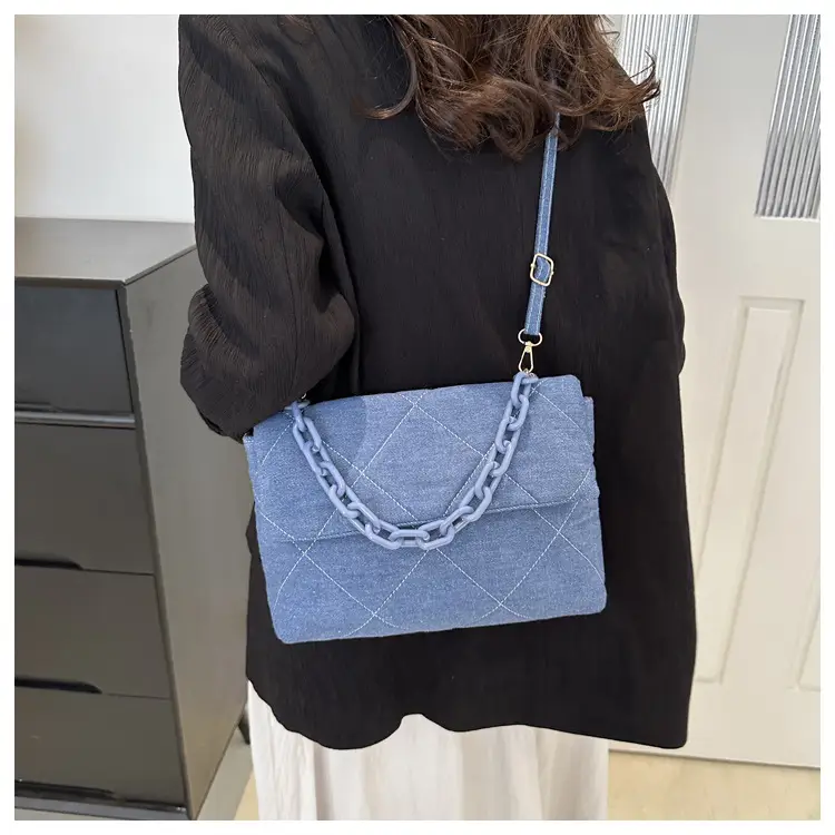 Black Quilted Chain Shoulder Bag for Women 2024 — feature 19