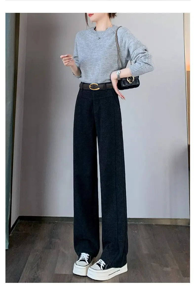 Women's Letter Belt Black Brown Gold Buckle — feature 6