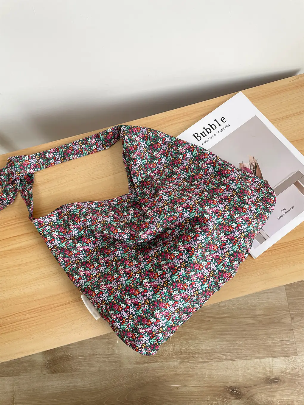 Floral Cloth Crossbody Bag for Women