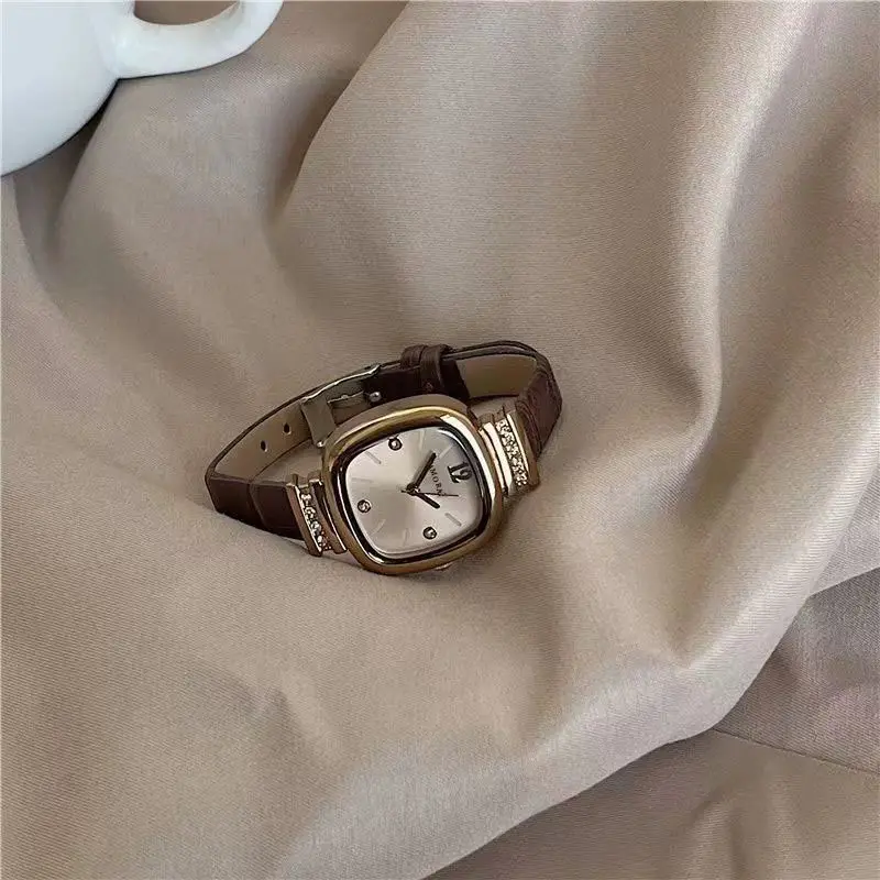 Women's Niche Dial Luxury Watch with Brown Strap — feature 10