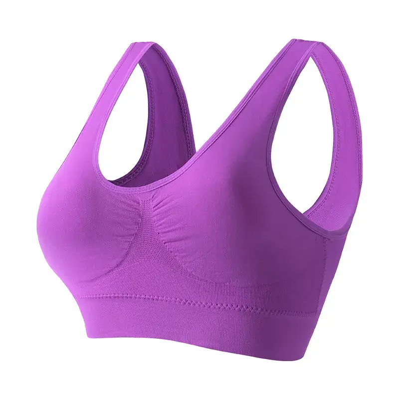 Women's Sexy Bra Back Cushion Yoga Vest Plus Size - Image 29