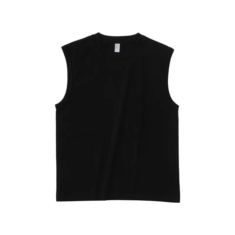 Sleeveless Cotton Vest Brown 250g - Image 4
