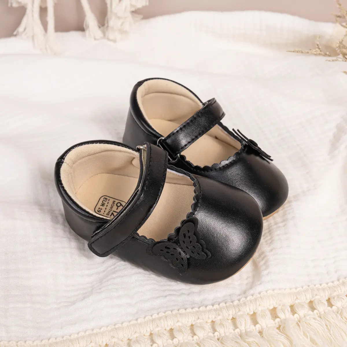 Pink Butterfly Lace Baby Shoes for Toddler Wear — feature 13