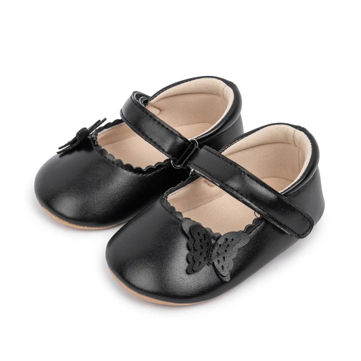 Pink Butterfly Lace Baby Shoes for Toddler Wear