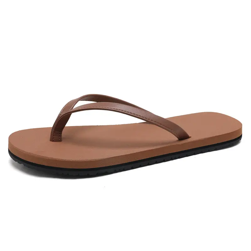 2024 New Men's Flip Flops Fashionable Outer Wear Rubber Non-slip Distinctive Fashion Pinch Beach Summer Slippers for Men - Image 5