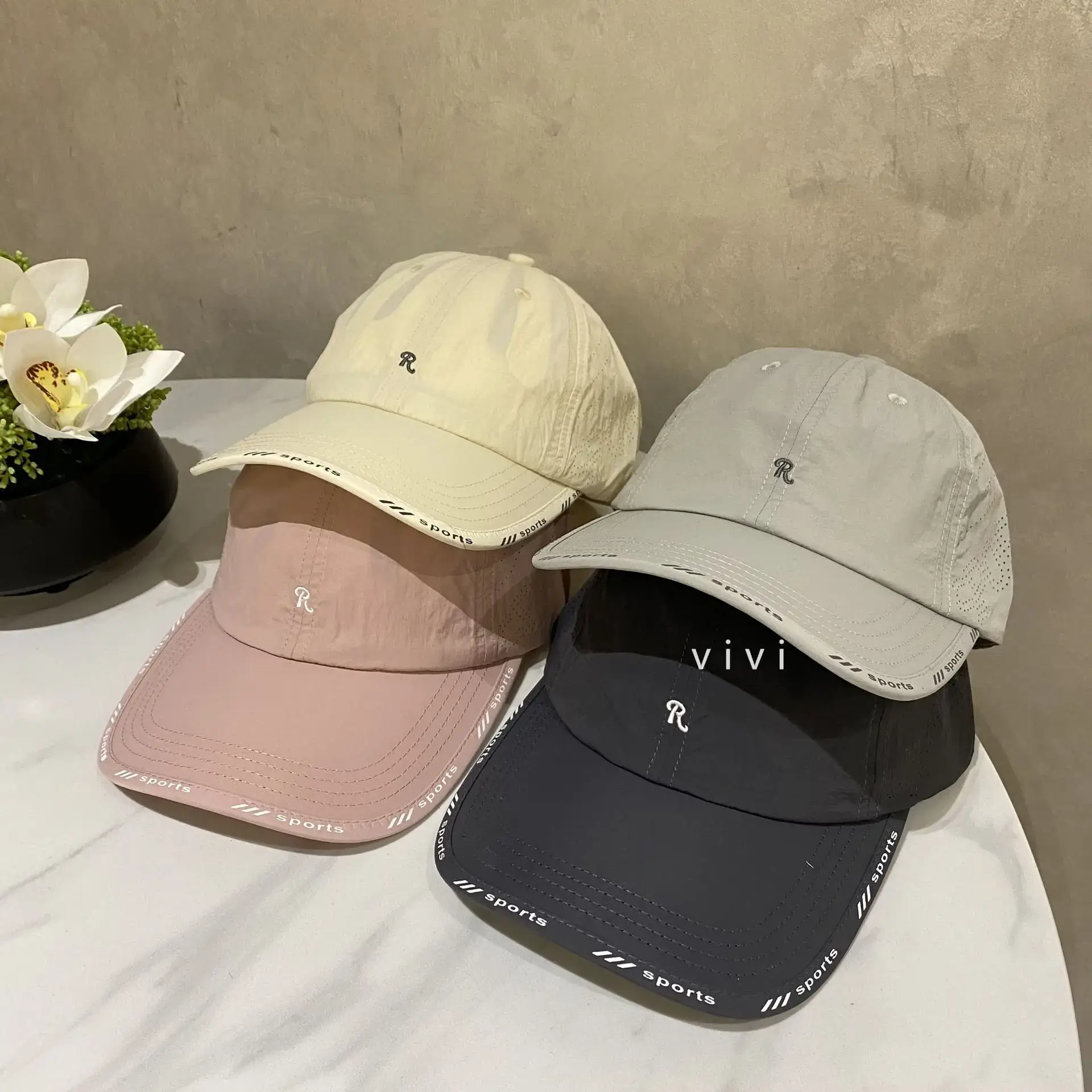 Women's Korean Style Baseball Cap Soft Top Cap with Embroidered Star - Image 8