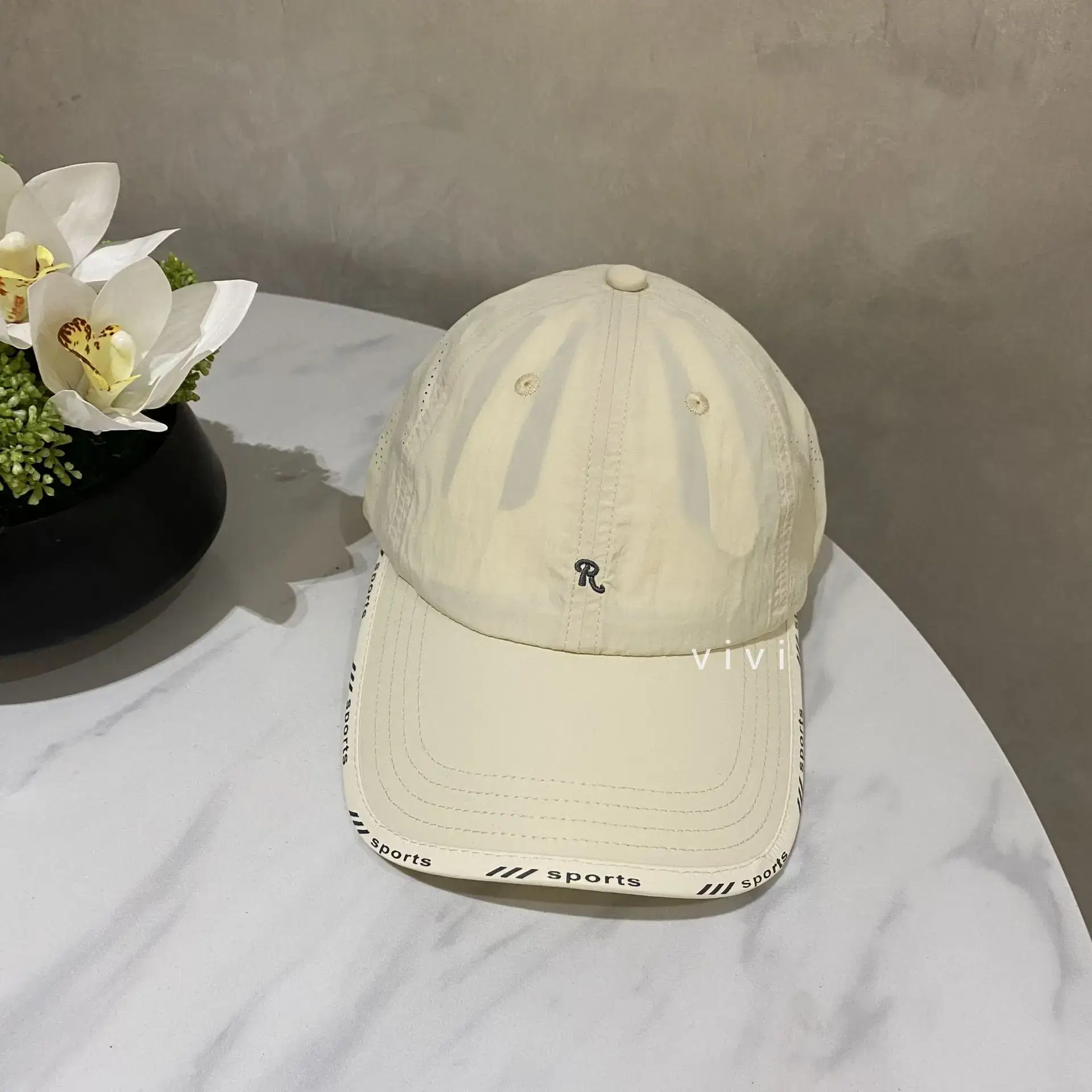 Women's Korean Style Baseball Cap Soft Top Cap with Embroidered Star - Image 2