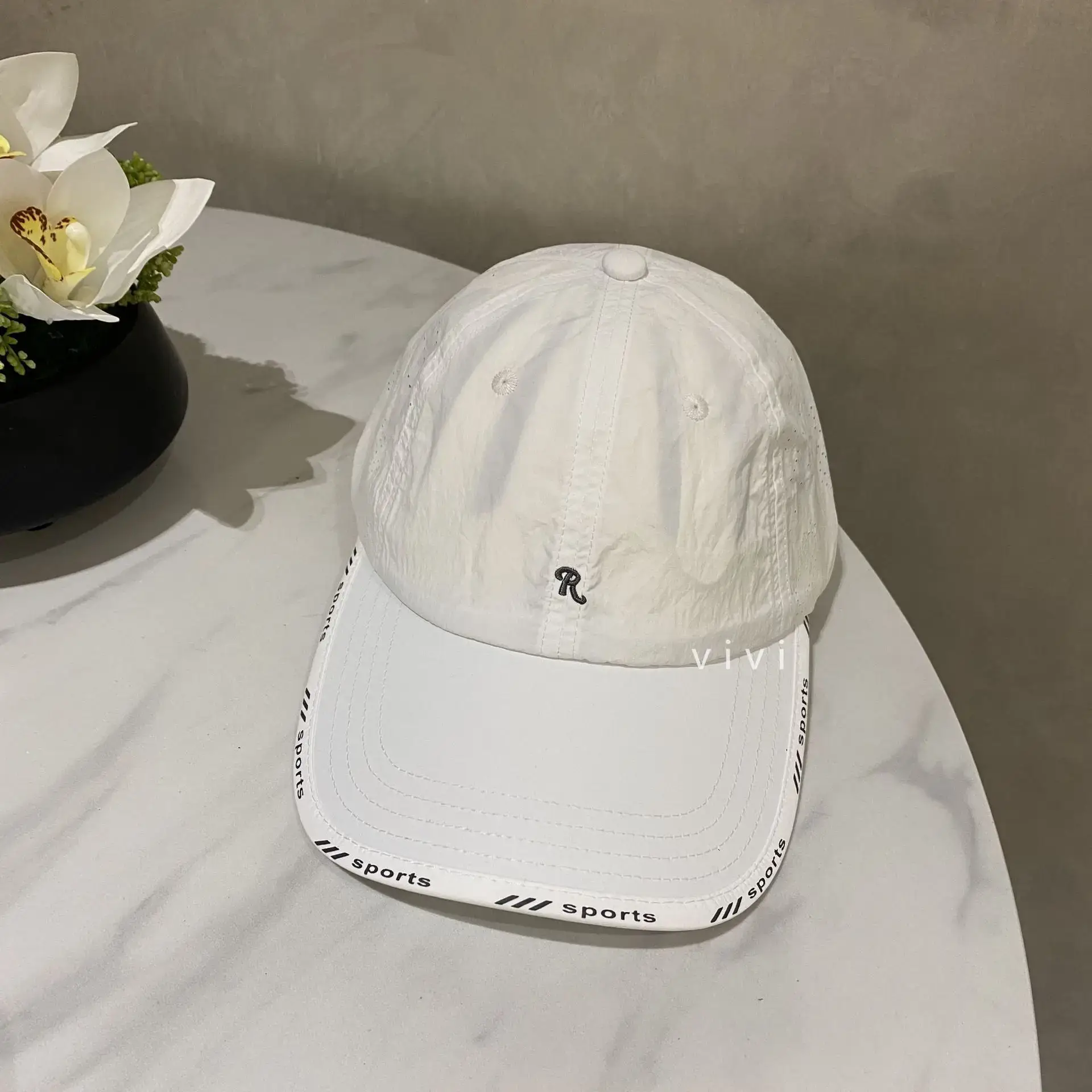 Women's Korean Style Baseball Cap Soft Top Cap with Embroidered Star - Image 3
