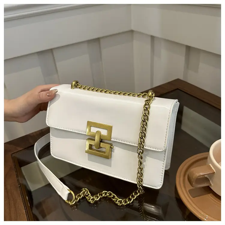High-end Chain Lock Buckle Bags for Women 2024 - Image 6
