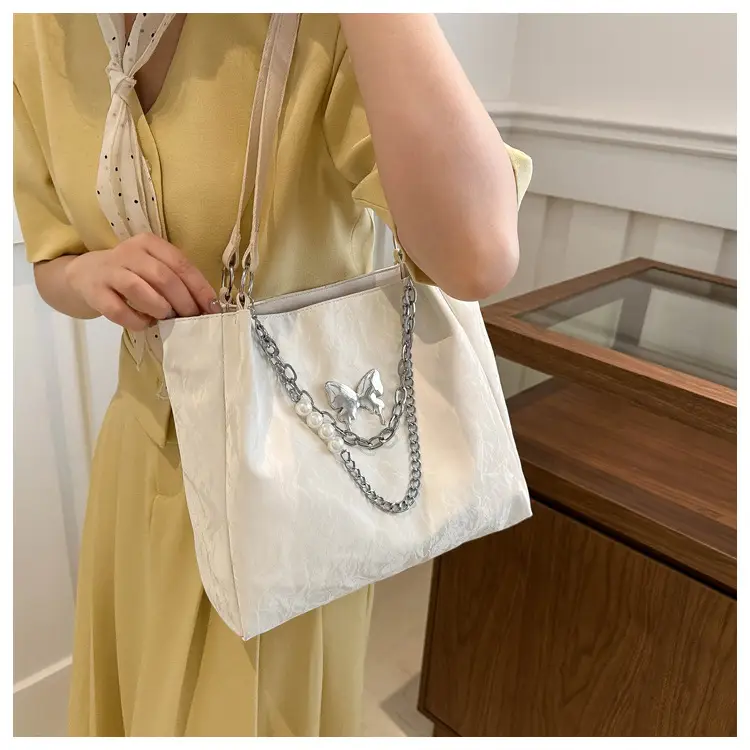 Women's Light Blue Western Style Large Tote Bag — feature 11