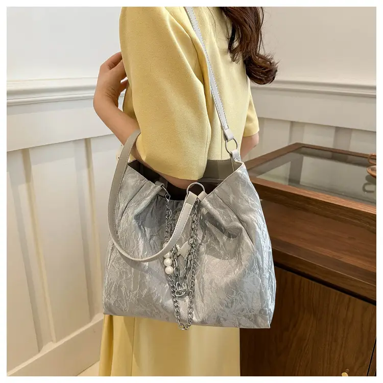 Women's Light Blue Western Style Large Tote Bag — feature 15