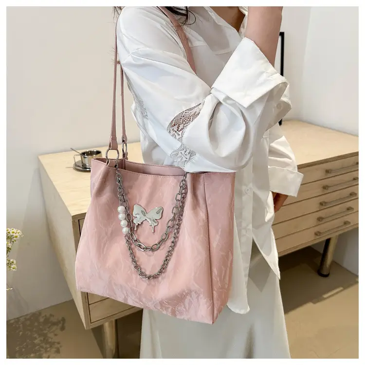 Women's Light Blue Western Style Large Tote Bag — feature 20