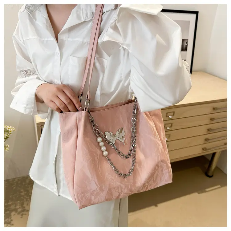 Women's Light Blue Western Style Large Tote Bag — feature 21