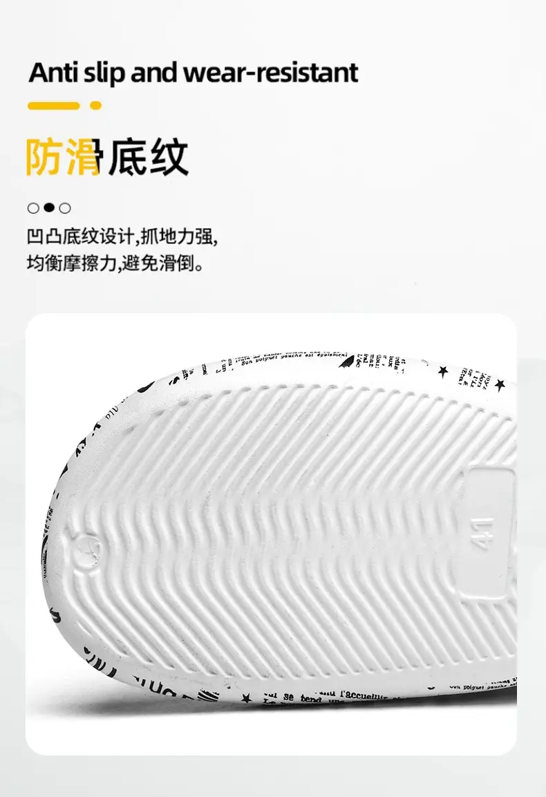 2025 Men Blue Printed Flip Flops Summer Sandals — feature 4