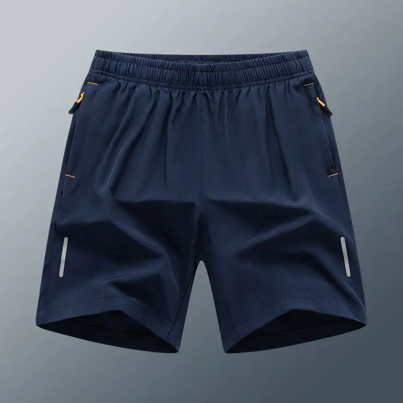 Men Black Ice Silk Shorts Plus Size Running Sports Loose Casual Pajama Pants - Image 5