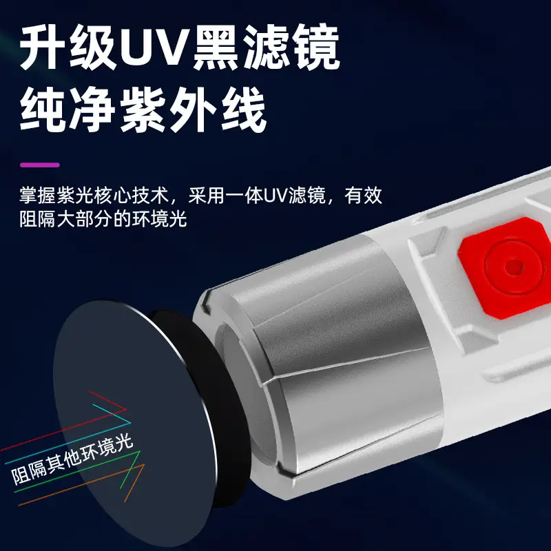 Violet UV Flashlight for Anti-Counterfeiting Detection - Image 2