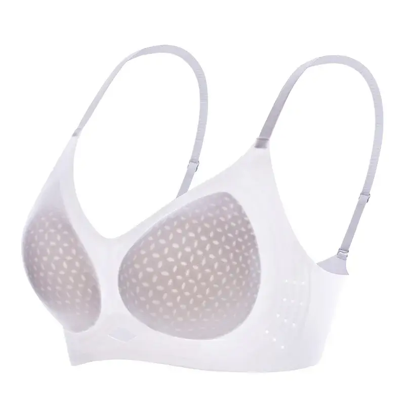 Ultra-Thin Jelly Glue Underwear Women's Breathable Push-Up Bra - Image 5