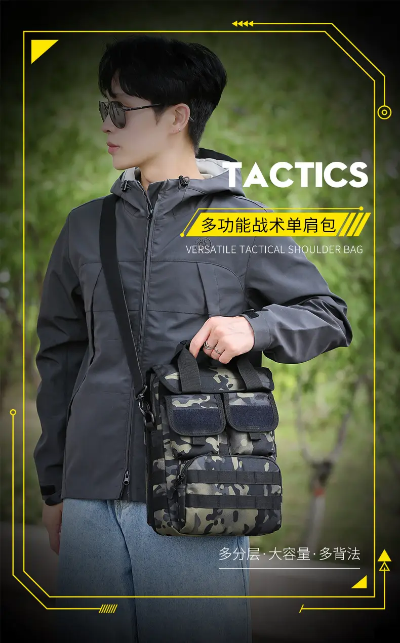 Camouflage Multi-Purpose Backpack for Men — feature 1