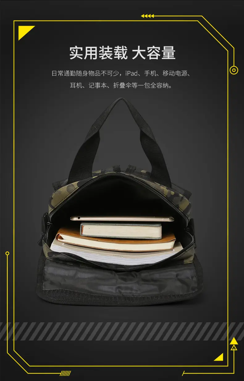 Camouflage Multi-Purpose Backpack for Men — feature 5
