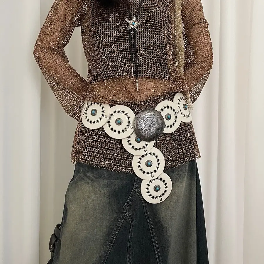 Bohemian Disc Gem Belt Women's Dress Design - Image 5