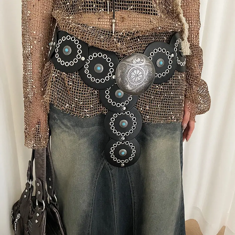 Bohemian Disc Gem Belt Women's Dress Design - Image 6