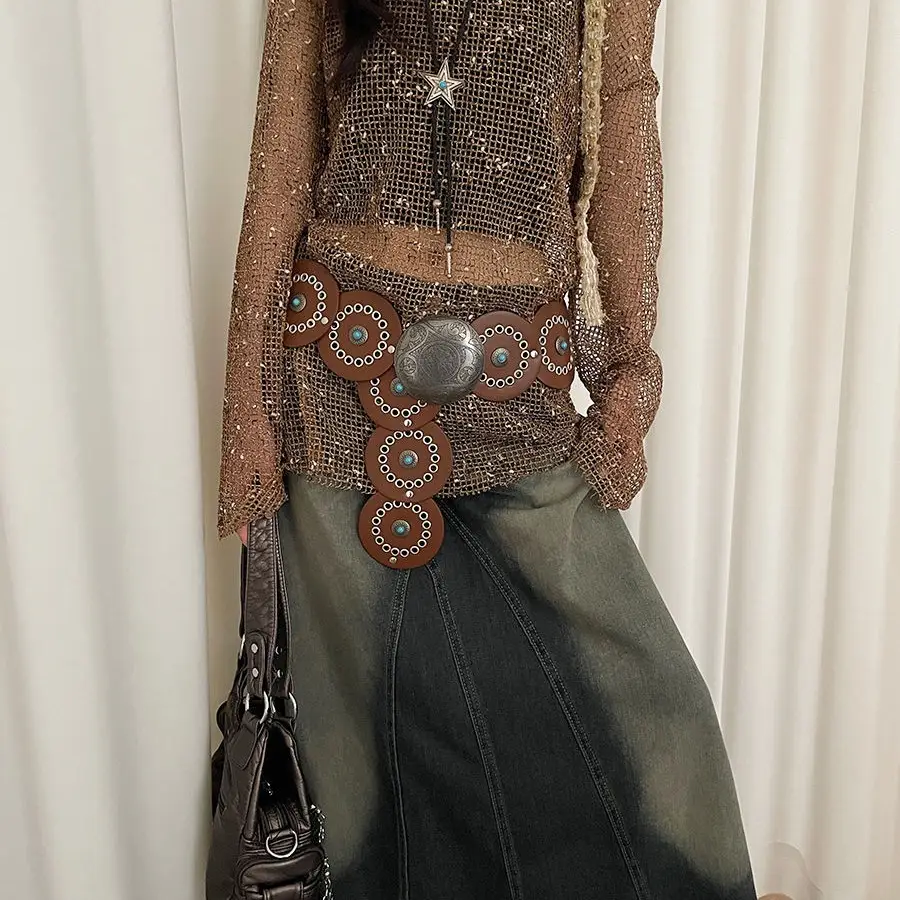 Bohemian Disc Gem Belt Women's Dress Design - Image 7