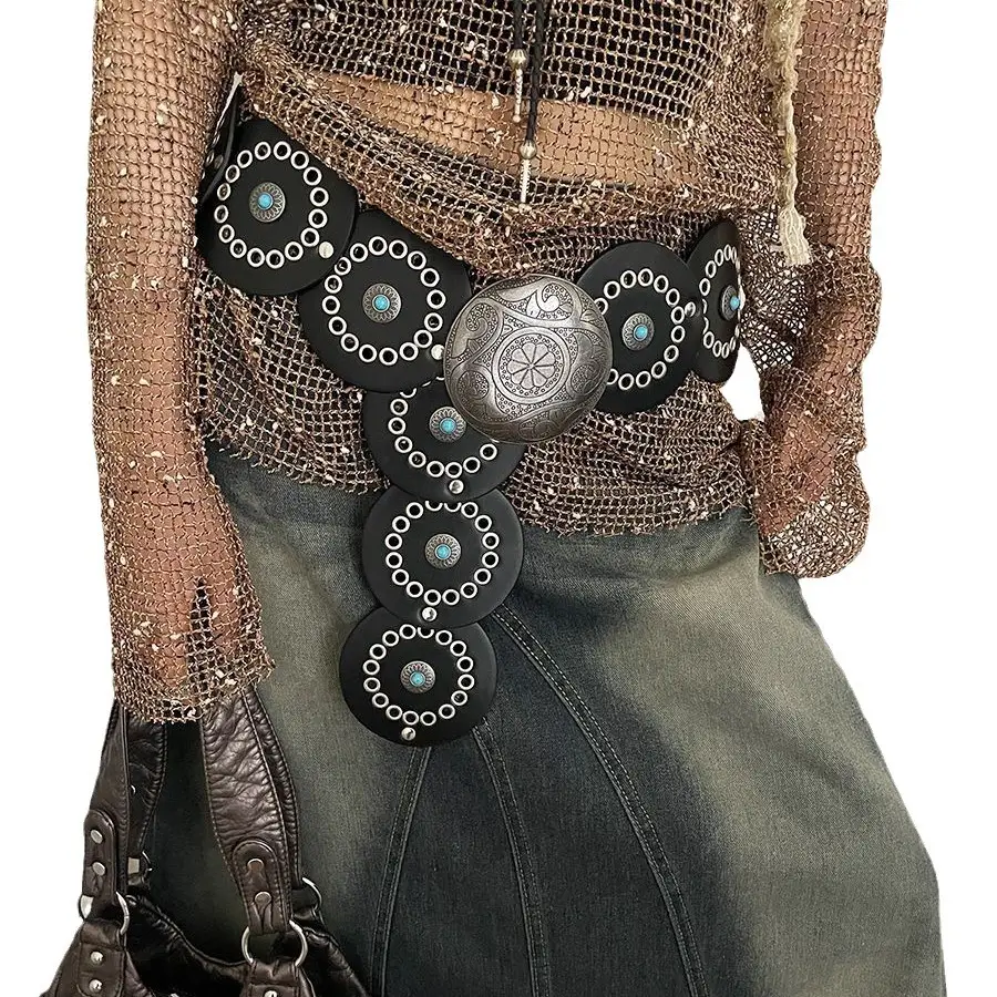 Bohemian Disc Gem Belt Women's Dress Design - Image 8