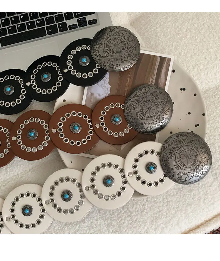 Bohemian Disc Gem Belt Women's Dress Design — feature 12