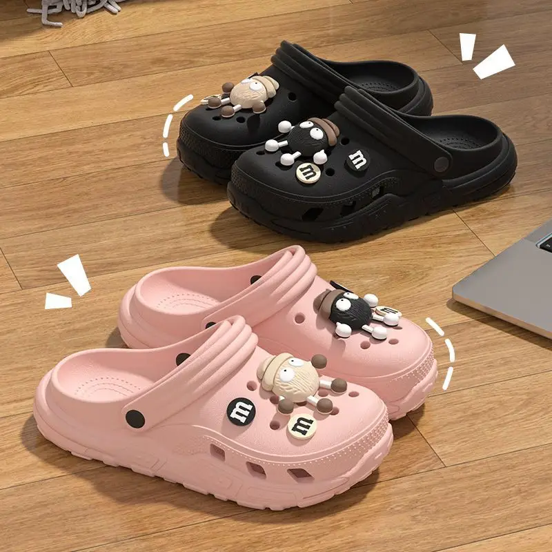 Women's Clogs for Outdoor Wear, Spring/Summer 2026 New Model, Integrated Height-Increasing, Non-Slip, Beach Closed-Toe Cute Half-Slippers for Women - Image 39