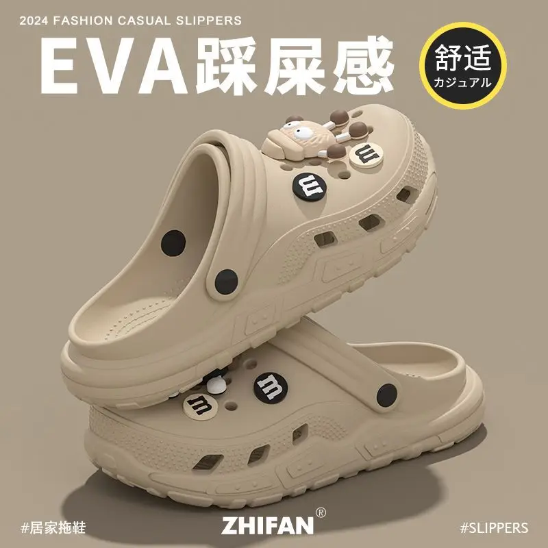Women's Clogs for Outdoor Wear, Spring/Summer 2026 New Model, Integrated Height-Increasing, Non-Slip, Beach Closed-Toe Cute Half-Slippers for Women - Image 40