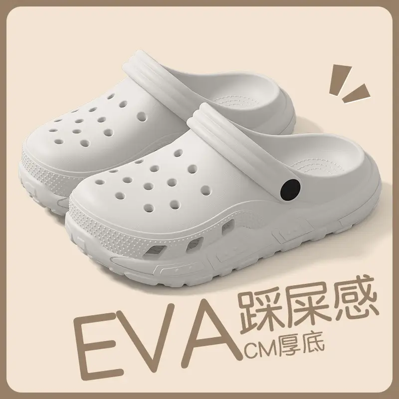 Women's Clogs for Outdoor Wear, Spring/Summer 2026 New Model, Integrated Height-Increasing, Non-Slip, Beach Closed-Toe Cute Half-Slippers for Women - Image 33