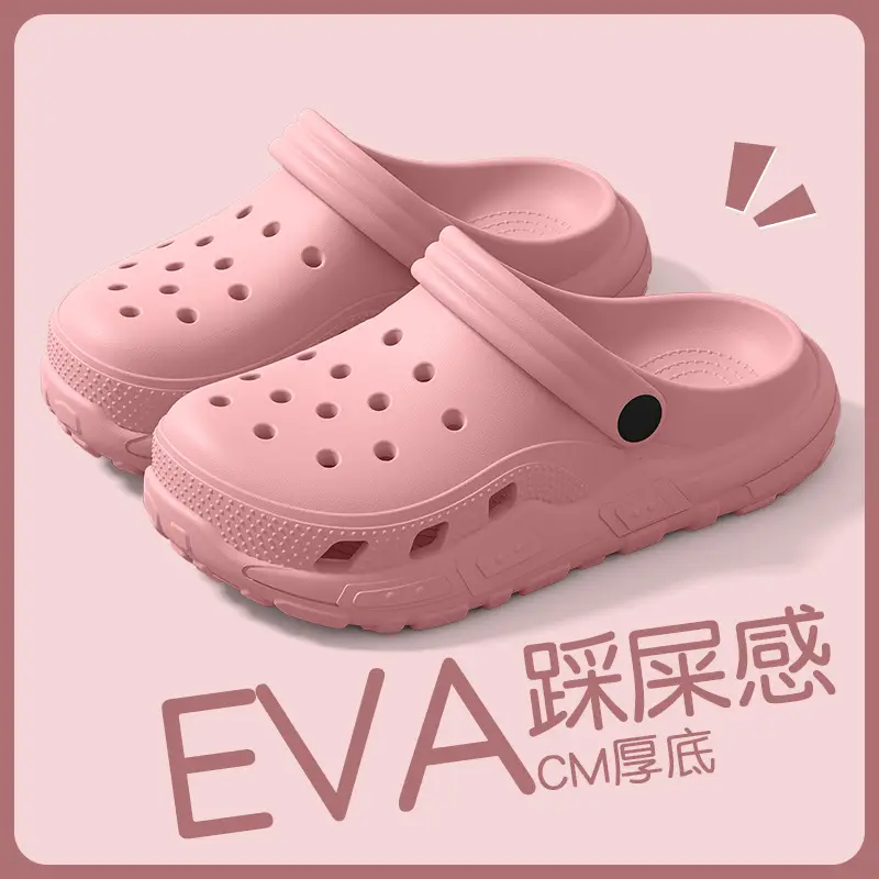 Women's Clogs for Outdoor Wear, Spring/Summer 2026 New Model, Integrated Height-Increasing, Non-Slip, Beach Closed-Toe Cute Half-Slippers for Women - Image 34