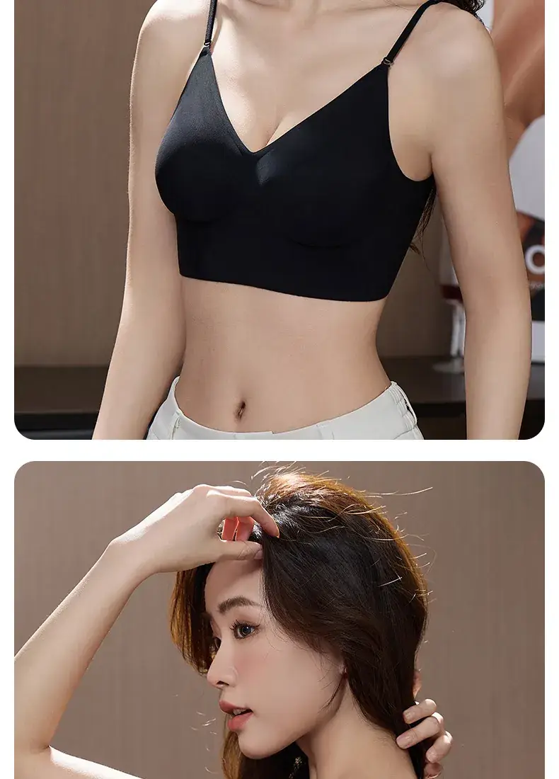 Black U-Back Thin Sling Underwear Women — feature 28
