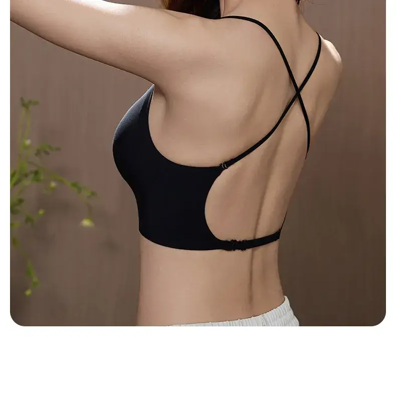 Black U-Back Thin Sling Underwear Women — feature 29