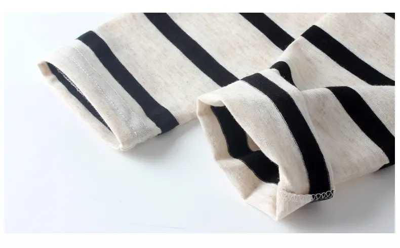 Children's Striped Long Sleeve T-Shirt Medium Large — feature 46