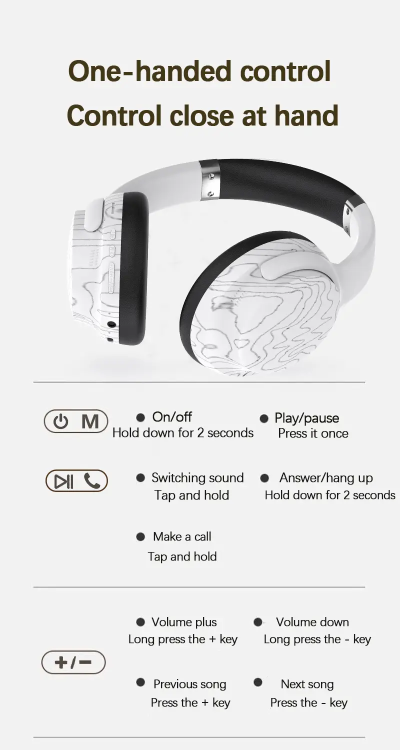 Wireless Bluetooth 5.3 Cross-Border Headphones with 3 Sound Effects β feature 12