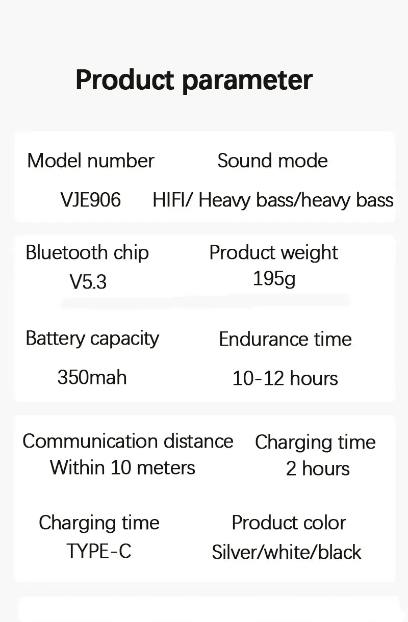 Wireless Bluetooth 5.3 Cross-Border Headphones with 3 Sound Effects β feature 13