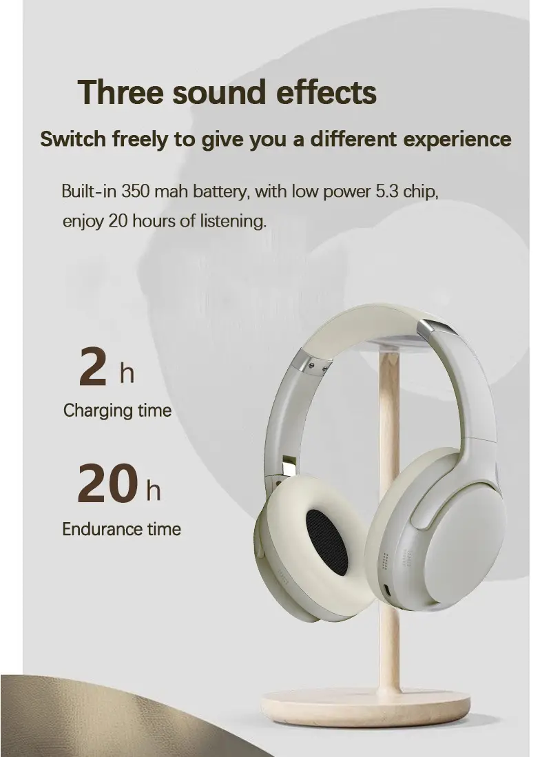 Wireless Bluetooth 5.3 Cross-Border Headphones with 3 Sound Effects β feature 8