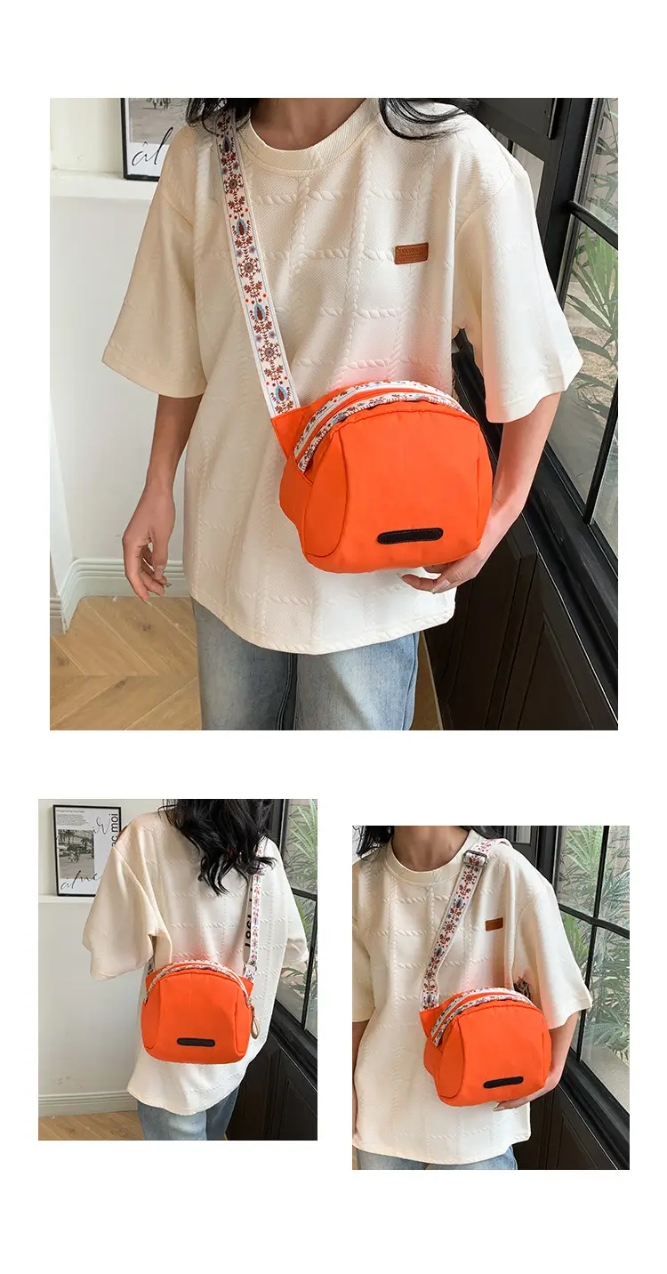 Waterproof Nylon Crossbody Bag Women 2024 New Large Capacity — feature 10