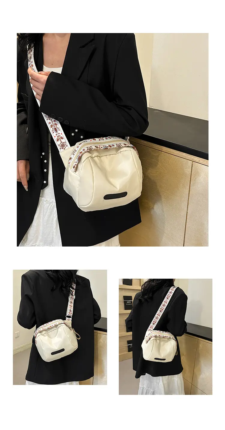 Waterproof Nylon Crossbody Bag Women 2024 New Large Capacity — feature 4