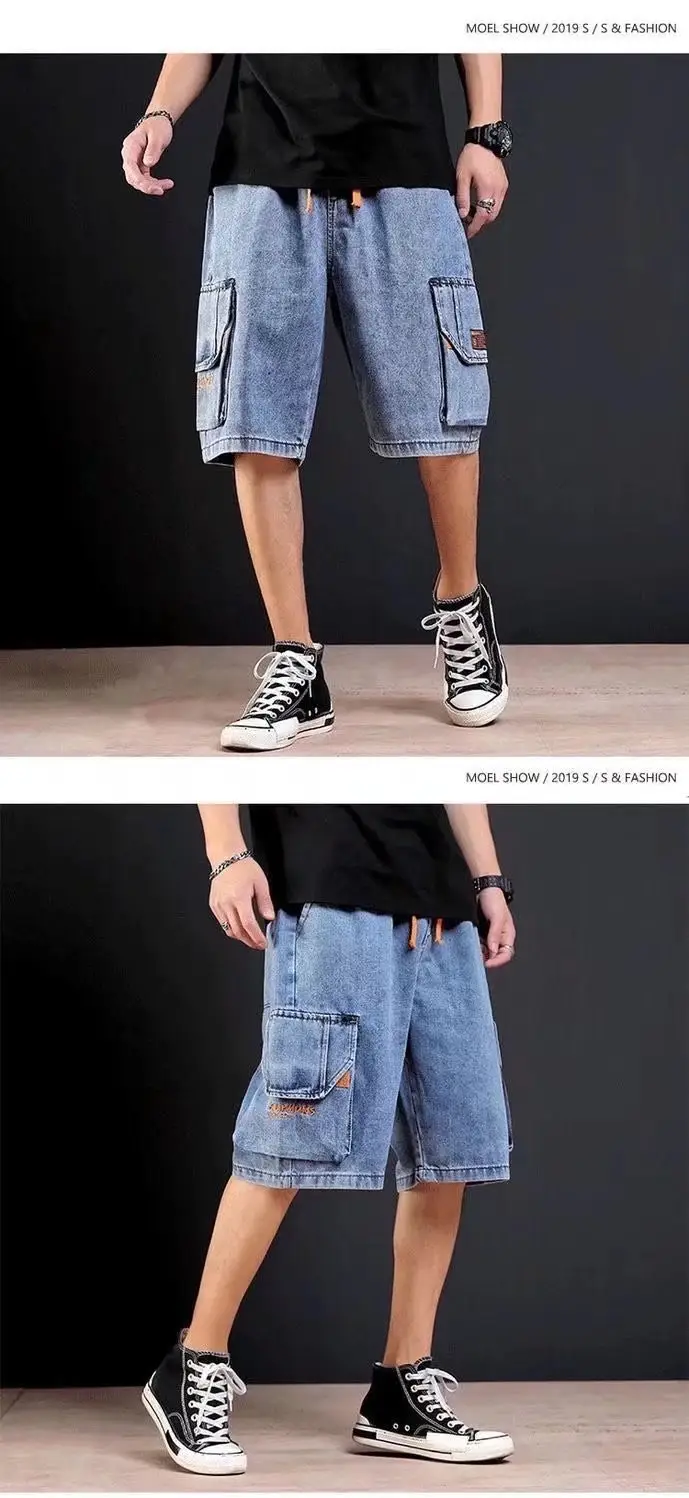 Japanese Style Denim Shorts for Men Casual 5-Piece — feature 5