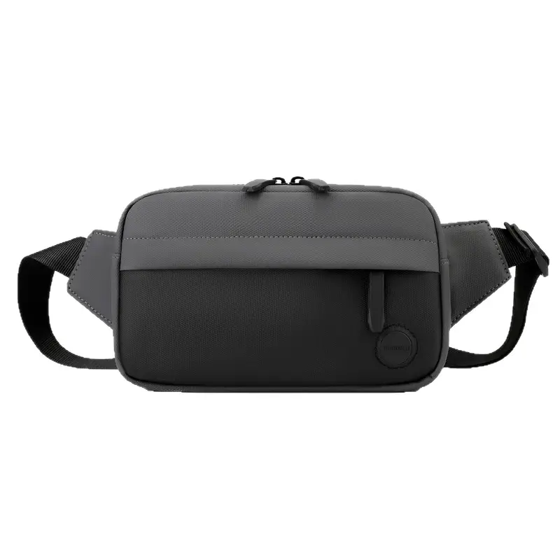 Men's Crossbody Bag Contrasting Color Outdoor Casual High-End Waist Bag - Image 9
