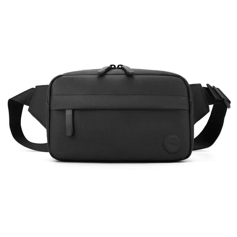 Men's Crossbody Bag Contrasting Color Outdoor Casual High-End Waist Bag - Image 2