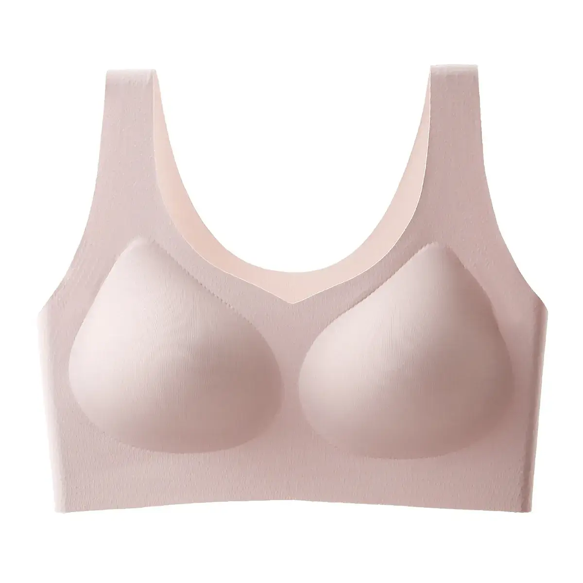 Traceless Plus Size Fixed Cup Underwear Red - Image 3