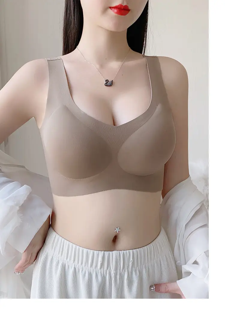 Traceless Plus Size Fixed Cup Underwear Red — feature 31