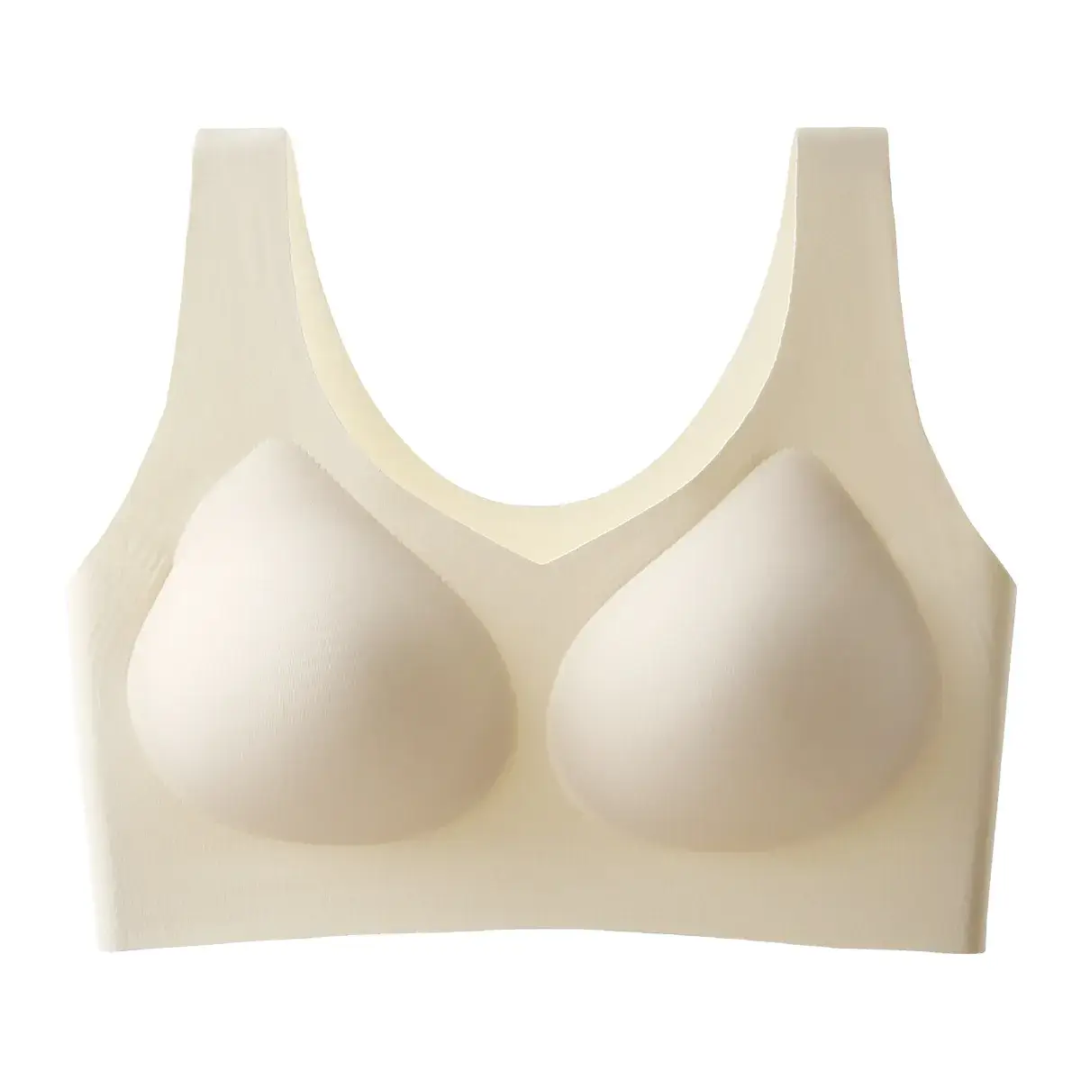 Traceless Plus Size Fixed Cup Underwear Red - Image 4