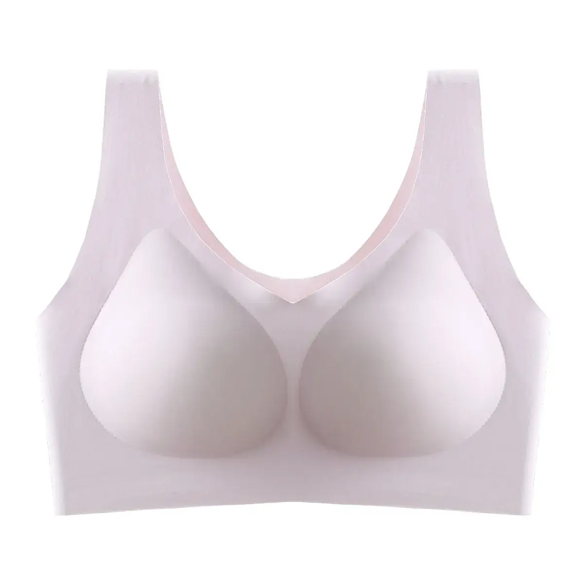 Traceless Plus Size Fixed Cup Underwear Red - Image 5