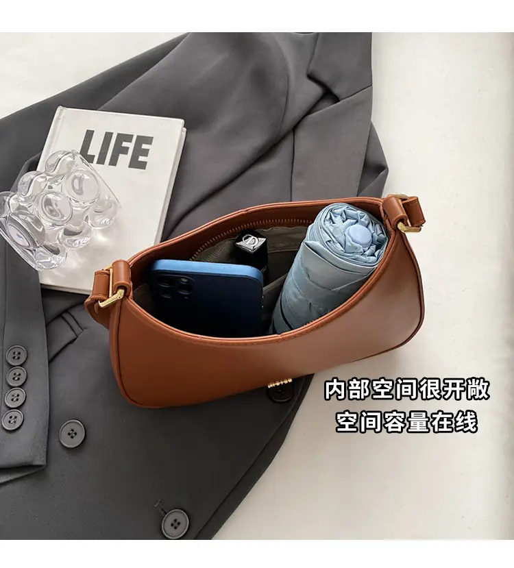 Black Underarm Bag for Women Large Capacity 2026 — feature 16