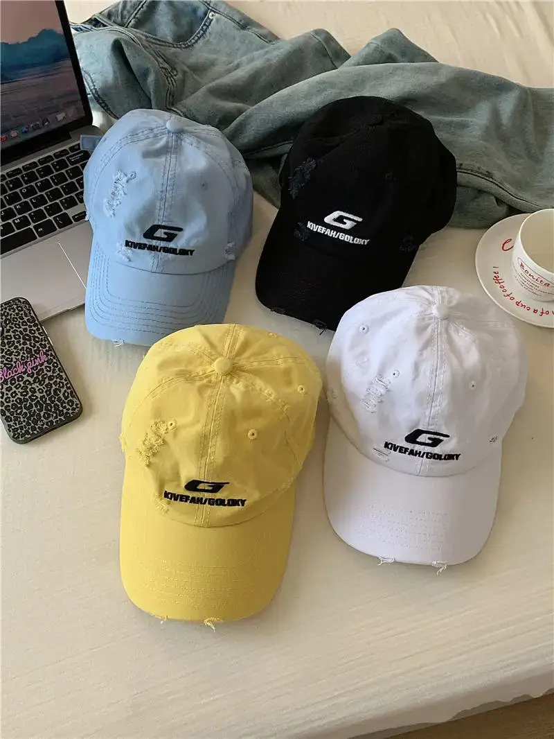 Red G-Embroidered Baseball Cap for Men Women — feature 20